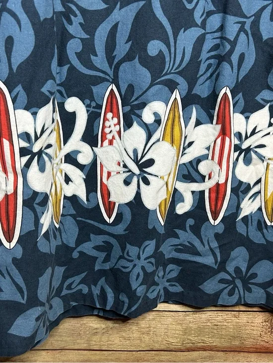 Shannon Marie Vintage Surfer Hawaiian Print Dress Women’s Size Large (12) - Picture 4 of 6